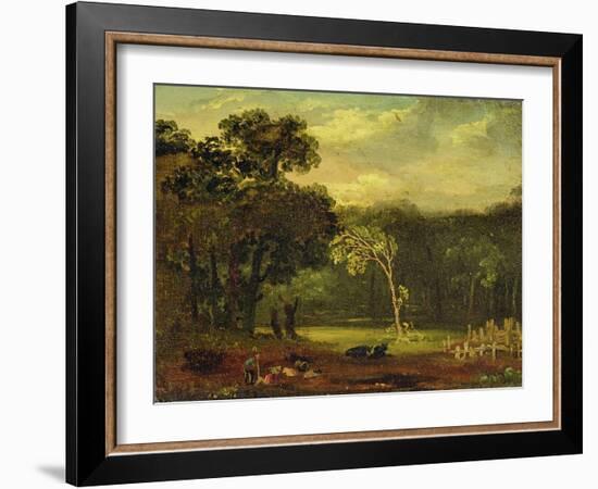 Sketch from Nature in Sion Park, 1819-Samuel Palmer-Framed Giclee Print