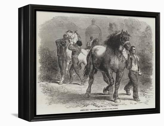 Sketch from The Horse Fair-Rosa Bonheur-Framed Premier Image Canvas