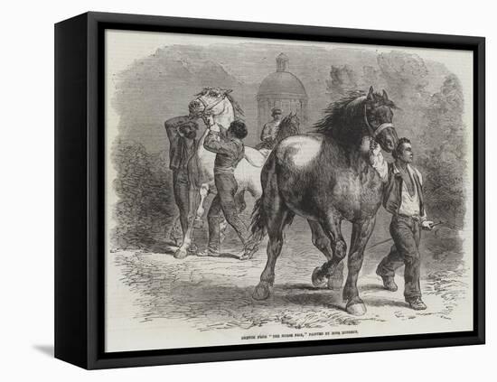 Sketch from The Horse Fair-Rosa Bonheur-Framed Premier Image Canvas