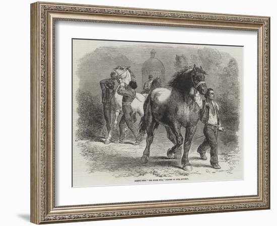 Sketch from The Horse Fair-Rosa Bonheur-Framed Giclee Print