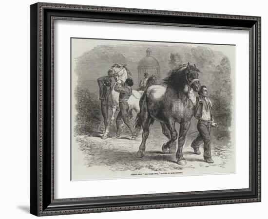 Sketch from The Horse Fair-Rosa Bonheur-Framed Giclee Print