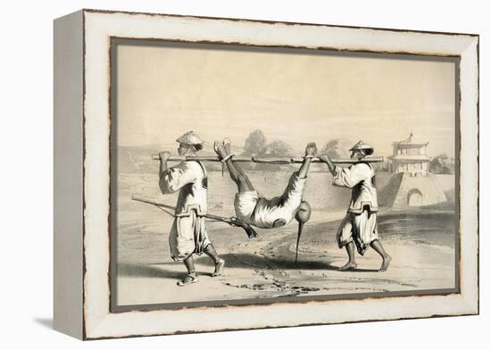 Sketch from the Wall on the Morning after the Grand Attack, China, 19th Century-M & N Hanhart-Framed Premier Image Canvas