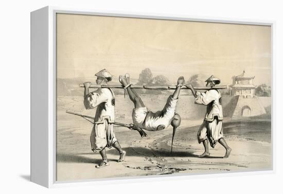 Sketch from the Wall on the Morning after the Grand Attack, China, 19th Century-M & N Hanhart-Framed Premier Image Canvas