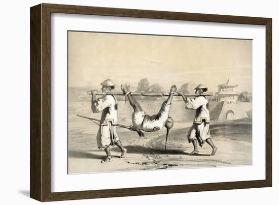 Sketch from the Wall on the Morning after the Grand Attack, China, 19th Century-M & N Hanhart-Framed Giclee Print