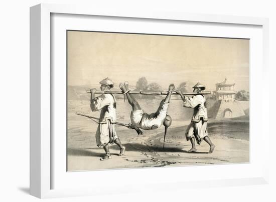 Sketch from the Wall on the Morning after the Grand Attack, China, 19th Century-M & N Hanhart-Framed Giclee Print