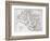 Sketch Map of Mount Everest from Surveys by Major Wheeler in 1921 with Addi-English School-Framed Giclee Print