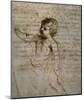 Sketch of a Child-Guercino (Giovanni Francesco Barbieri)-Mounted Art Print