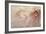 Sketch of a Roaring Lion-Leonardo da Vinci-Framed Giclee Print