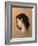 Sketch of a Young Girl's Head-William Adolphe Bouguereau-Framed Giclee Print