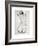 Sketch of a Young Woman's Back-isaxar-Framed Photographic Print