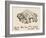 Sketch of An American Bison Made About 1599 During Onate's Expedition-null-Framed Giclee Print