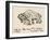 Sketch of An American Bison Made About 1599 During Onate's Expedition-null-Framed Giclee Print