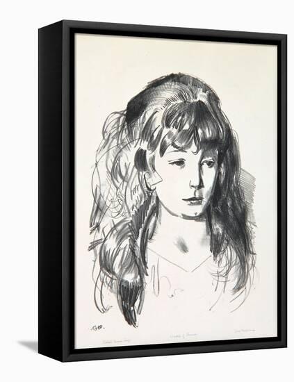 Sketch of Anne, 1923-24-George Wesley Bellows-Framed Premier Image Canvas