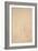 Sketch of Jane Avril-Henri de Toulouse-Lautrec-Framed Giclee Print