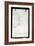 Sketch of Palazzo Dario (Pencil on Paper)-Claude Monet-Framed Giclee Print