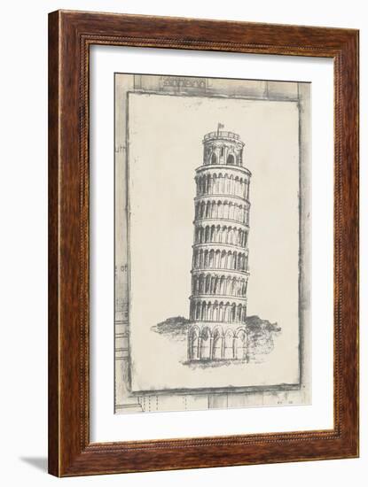 Sketch of Pisa-Ethan Harper-Framed Art Print