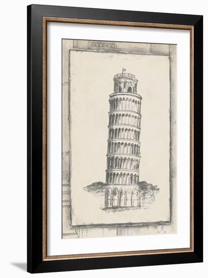 Sketch of Pisa-Ethan Harper-Framed Art Print