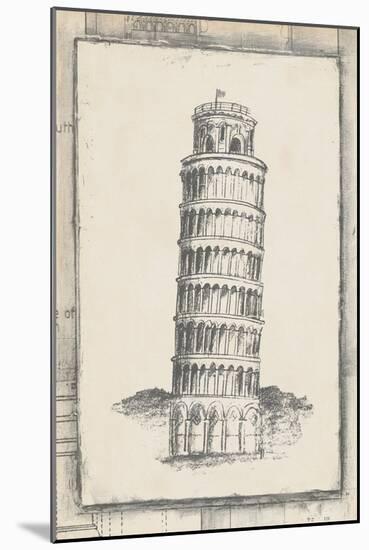 Sketch of Pisa-Ethan Harper-Mounted Art Print