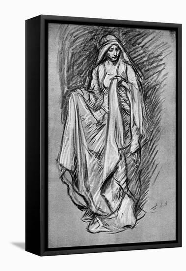 Sketch of Regan, from King Lear, 1899-Edwin Austin Abbey-Framed Premier Image Canvas