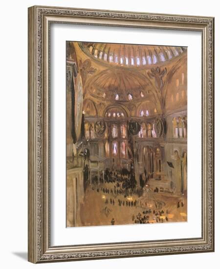 Sketch of Santa Sophia, 1891-John Singer Sargent-Framed Giclee Print