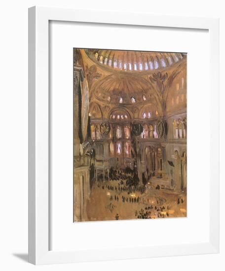 Sketch of Santa Sophia, 1891-John Singer Sargent-Framed Giclee Print