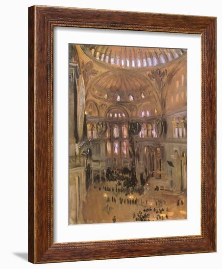 Sketch of Santa Sophia, 1891-John Singer Sargent-Framed Giclee Print