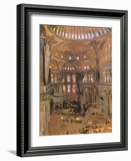 Sketch of Santa Sophia, 1891-John Singer Sargent-Framed Giclee Print