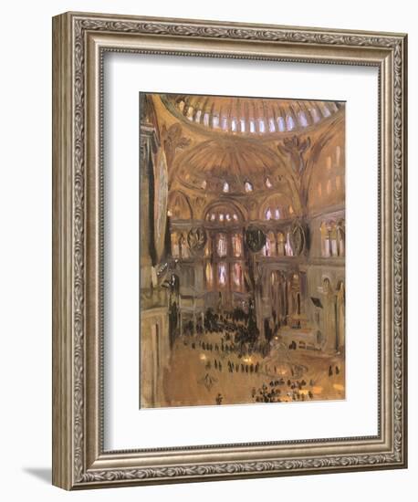 Sketch of Santa Sophia, 1891-John Singer Sargent-Framed Giclee Print