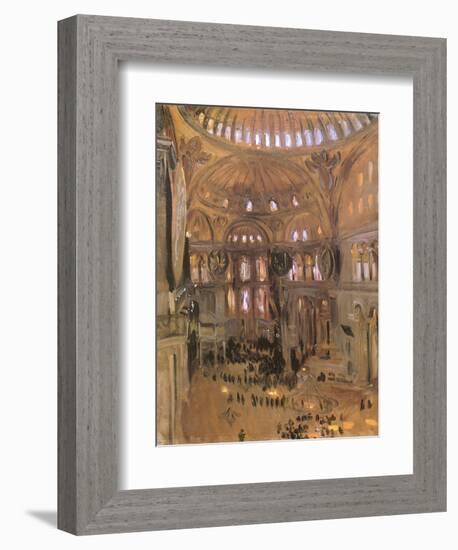 Sketch of Santa Sophia, 1891-John Singer Sargent-Framed Giclee Print