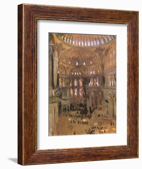 Sketch of Santa Sophia, 1891-John Singer Sargent-Framed Giclee Print