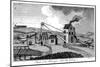 Sketch of the Harrington Mill Pitt Colliery, County Durham, Early 19th Century-Middlemist-Mounted Giclee Print