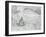 Sketch of the Interior of the Gare Saint-Lazare (Pencil on Paper)-Claude Monet-Framed Giclee Print