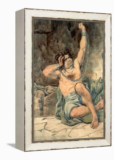 Sketch to Illustrate the Passions - Agony - Raving Madness, 1854-Richard Dadd-Framed Premier Image Canvas