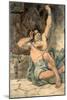 Sketch to Illustrate the Passions - Agony - Raving Madness, 1854-Richard Dadd-Mounted Giclee Print