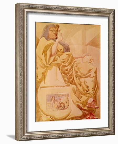 Sketch to Illustrate the Passions - Deceit or Duplicity, 1854-Richard Dadd-Framed Giclee Print