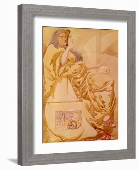 Sketch to Illustrate the Passions - Deceit or Duplicity, 1854-Richard Dadd-Framed Giclee Print