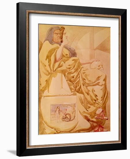 Sketch to Illustrate the Passions - Deceit or Duplicity, 1854-Richard Dadd-Framed Giclee Print