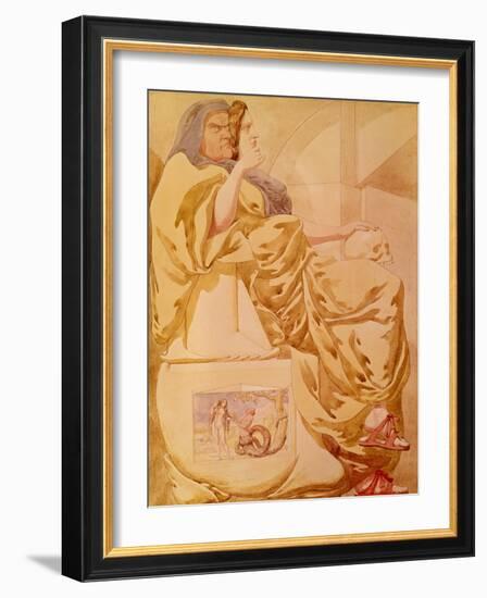 Sketch to Illustrate the Passions - Deceit or Duplicity, 1854-Richard Dadd-Framed Giclee Print