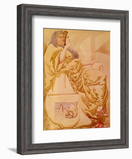 Sketch to Illustrate the Passions - Deceit or Duplicity, 1854-Richard Dadd-Framed Giclee Print