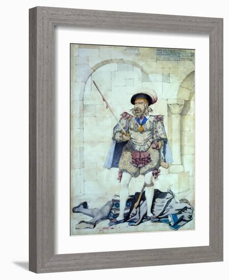 Sketch to Illustrate the Passions - Hatred, 1853-Richard Dadd-Framed Giclee Print