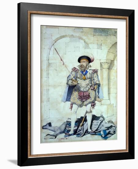 Sketch to Illustrate the Passions - Hatred, 1853-Richard Dadd-Framed Giclee Print