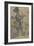 Sketch to Illustrate the Passions: Pride, C.1853-55 (W/C, Pen and Graphite on Paper)-Richard Dadd-Framed Giclee Print