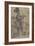 Sketch to Illustrate the Passions: Pride, C.1853-55 (W/C, Pen and Graphite on Paper)-Richard Dadd-Framed Premium Giclee Print