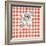 Sketchbook Garden IX Red Checker-Danhui Nai-Framed Art Print