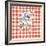 Sketchbook Garden IX Red Checker-Danhui Nai-Framed Art Print