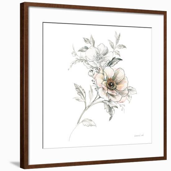 Sketchbook Garden VII-null-Framed Art Print