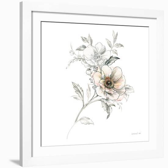 Sketchbook Garden VII-null-Framed Art Print