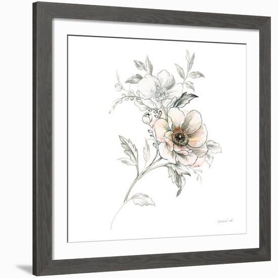 Sketchbook Garden VII-null-Framed Art Print