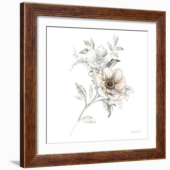 Sketchbook Garden VII-null-Framed Art Print