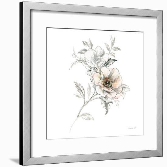 Sketchbook Garden VII-null-Framed Art Print